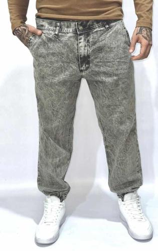 Pantalón Jogger Mom Liso Gris Oscuro