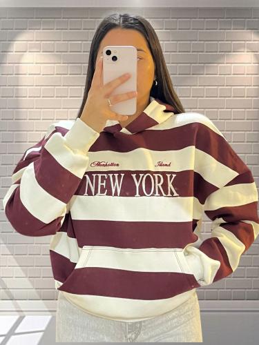 Buzo Boxy Fit "new York" Friza Peinada - Miniatura 2
