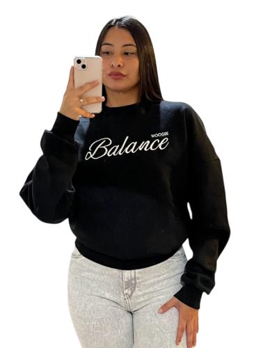 Buzo Boxy Fit "balance" Friza Peinada - Miniatura 3