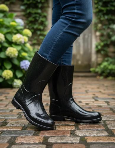 Bota de Lluvia de Dama Caña Media Art 6150 (35/36 al 39/40)