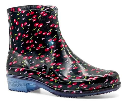 Bota de Lluvia Caña Baja Estampada Art 6701 (35/36 al 39/40)