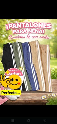 Pantalones Palazos de Darlon para Nenas del Talla 6 al 16