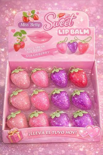 Lip Balm Frutilla Llavero