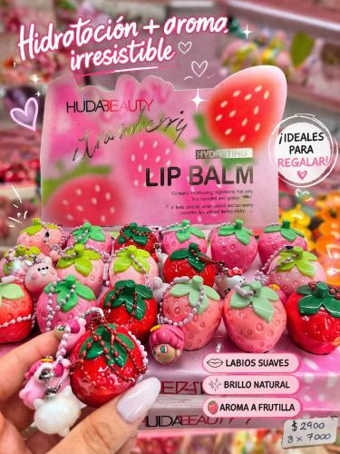 Lip Balm Frutilla Llavero