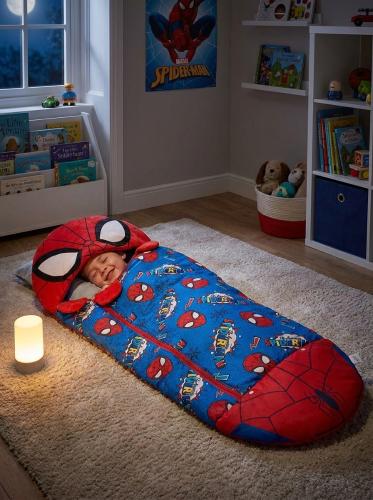 Bolsa de Dormir Piñata Spiderman 50 X 130 Cm Rojo y Azul  Licencia Oficial Marvel - Miniatura 4