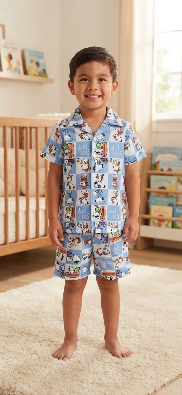 Pijamas Camiseros Niños/niñas ( Lc  ) - Imagen 3