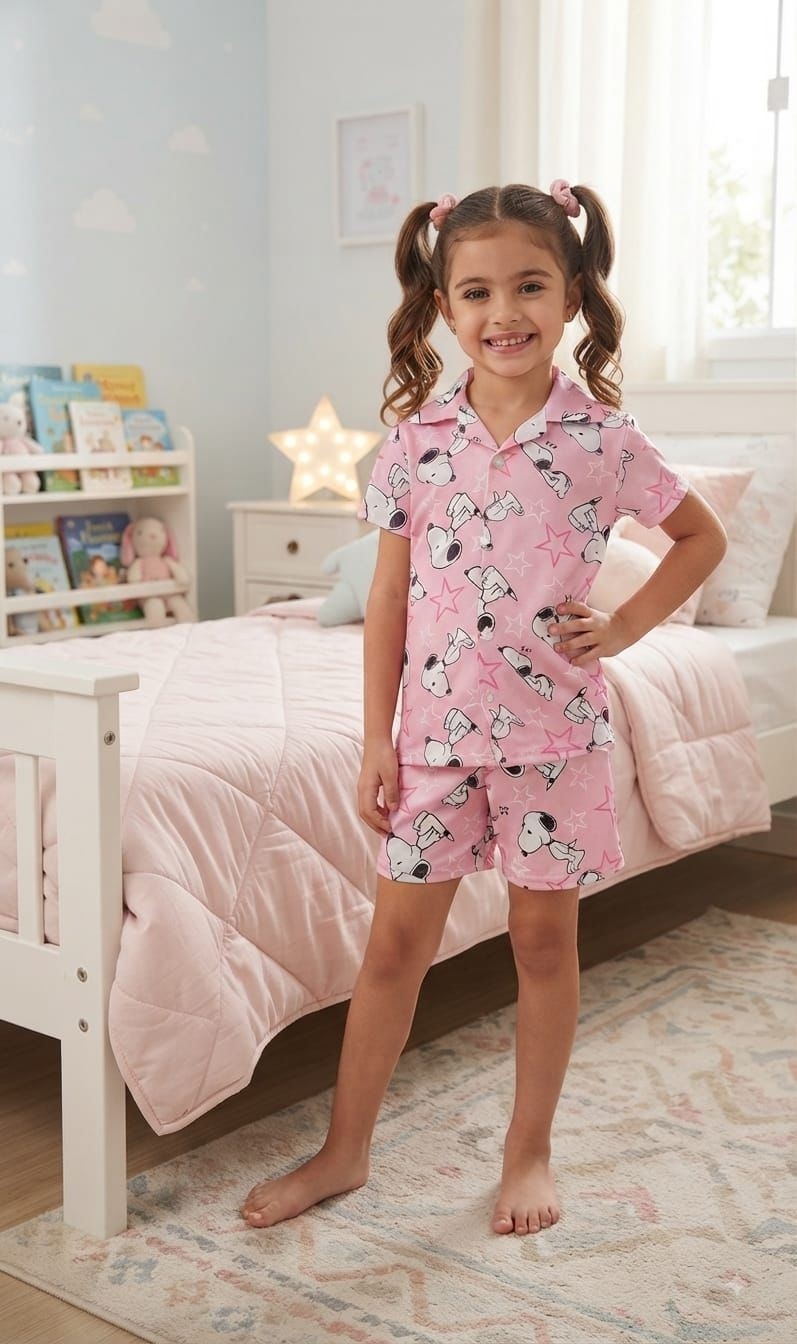 Pijamas Camiseros Niños/niñas ( Lc  ) - Imagen 4