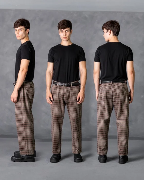 Pantalon Sastero Cuadrille Chocolate