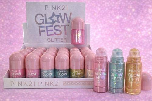 Glitter Highlighter Pink21
