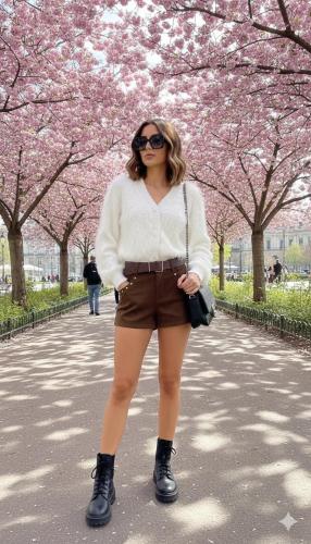 Short con Tachas y Cinto Four