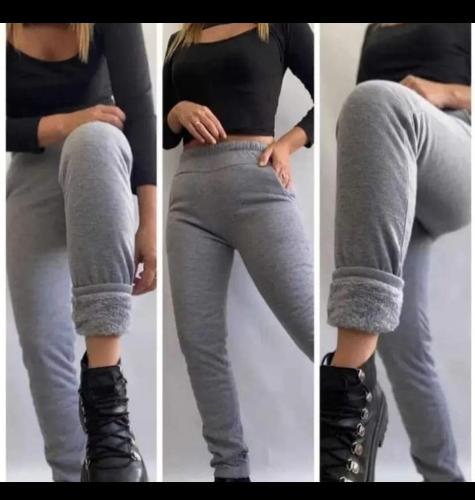Pantalón con Piel - Miniatura 3