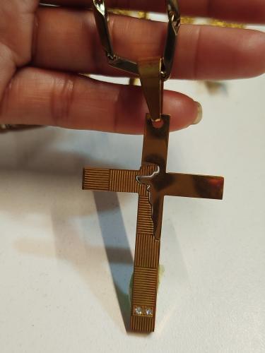 Cadenas de Cruz de Acero Quirúrgico - Miniatura 2