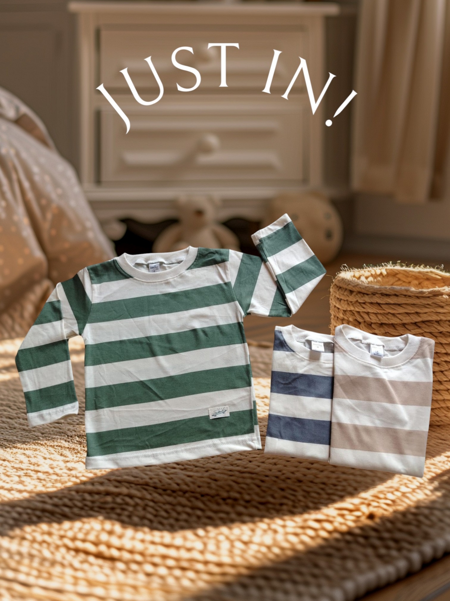 Camiseta de Bebe Rayada - Imagen 1