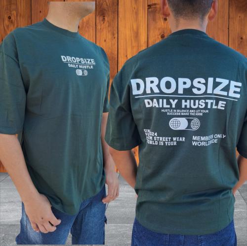 Remeras Overzice Doble Estampado