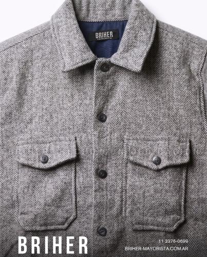Camisaco de Paño Espigado Hobre - Curva - Miniatura 2
