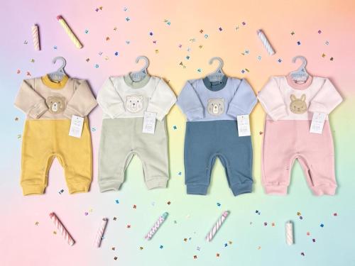 Entero Micropolar Dreams Nene y Nena T.(0 al 3) Art.810 Surtido de Colores