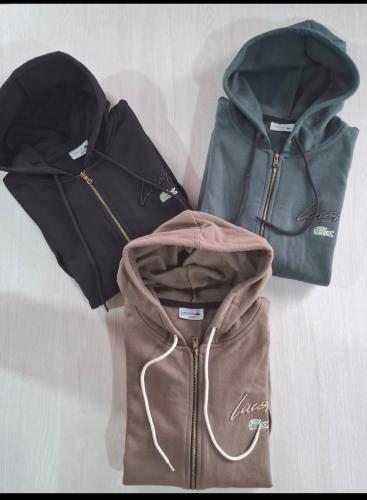 Campera Frizada 3d Bordada Hombre