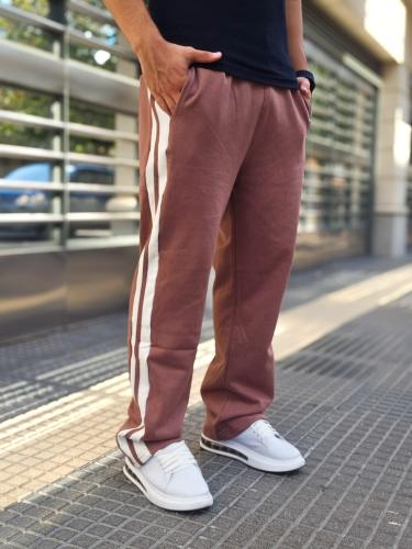 Pantalón Combinado de Algodón Frizado - Miniatura 2