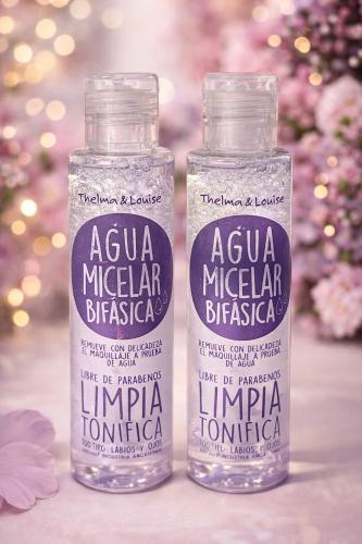 Agua Micelar Bifasica Rostro Labios y Ojos