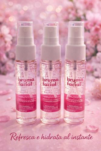 Bruma Facial con Agua de Rosas