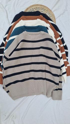 Suéter Oversize Rayado