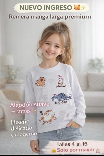 Camiseta de Niñas Mau con Glitters