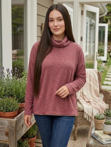 Polera Cuello Alto Talles Reales