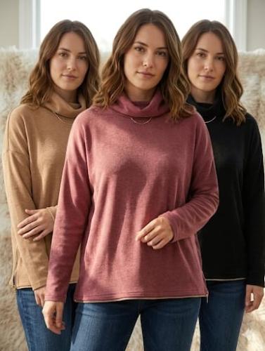 Polera Cuello Alto Talles Reales - Miniatura 1