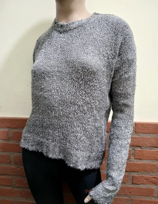 Sweater de Lana Bouclé
