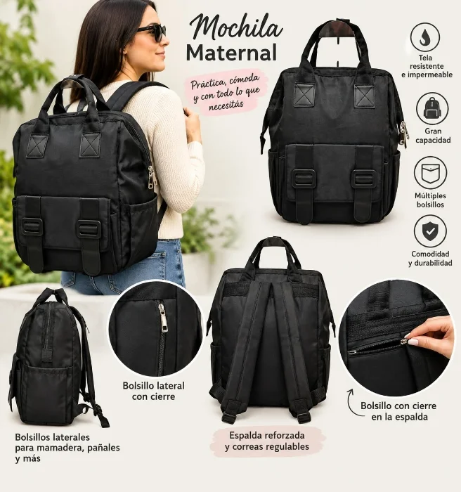 Mochila Maternal Impermeable
