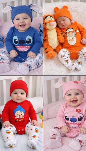 Set 3 Piezas Stitch , Tiger,  Angela y Plim Plim - Miniatura 1