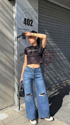 Jeans Wide Leg Holanda