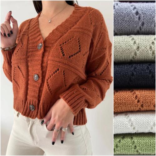 Cardigan de Lana Friz (fabi) - Miniatura 1
