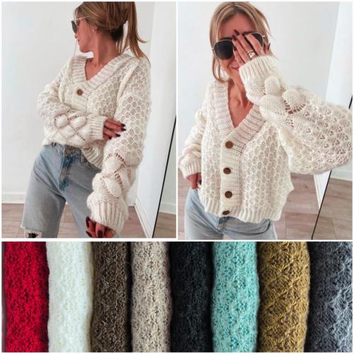 Cardigan de Lana Friz (lara) - Miniatura 2
