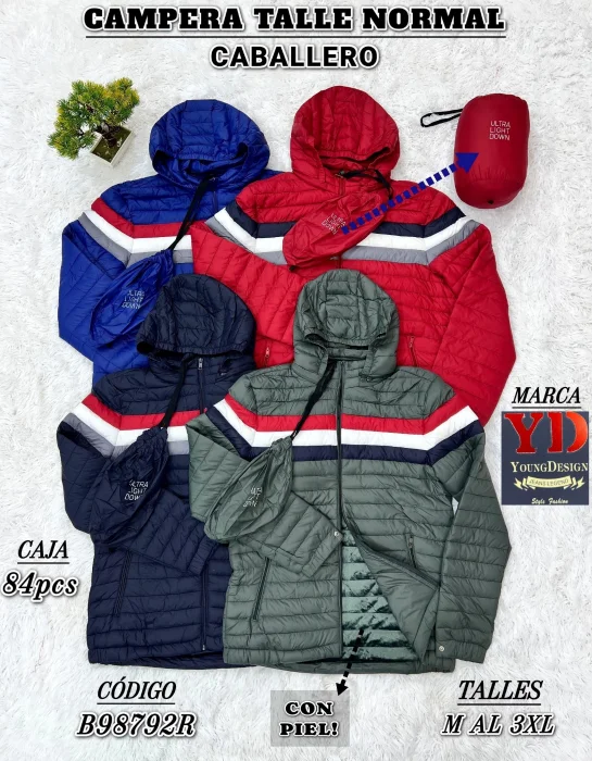 Campera Importado Yd con Piel Liquidación