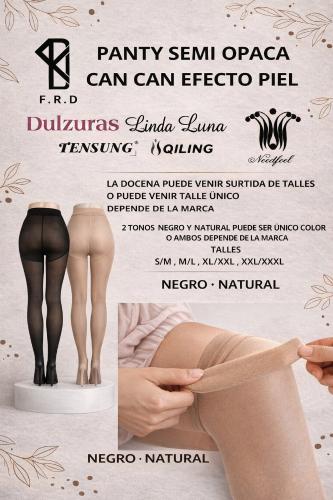 Variedad de Panty Efecto/ Can Can/ Medibacha/con Faja/ Importada/ Variedad de Marcas