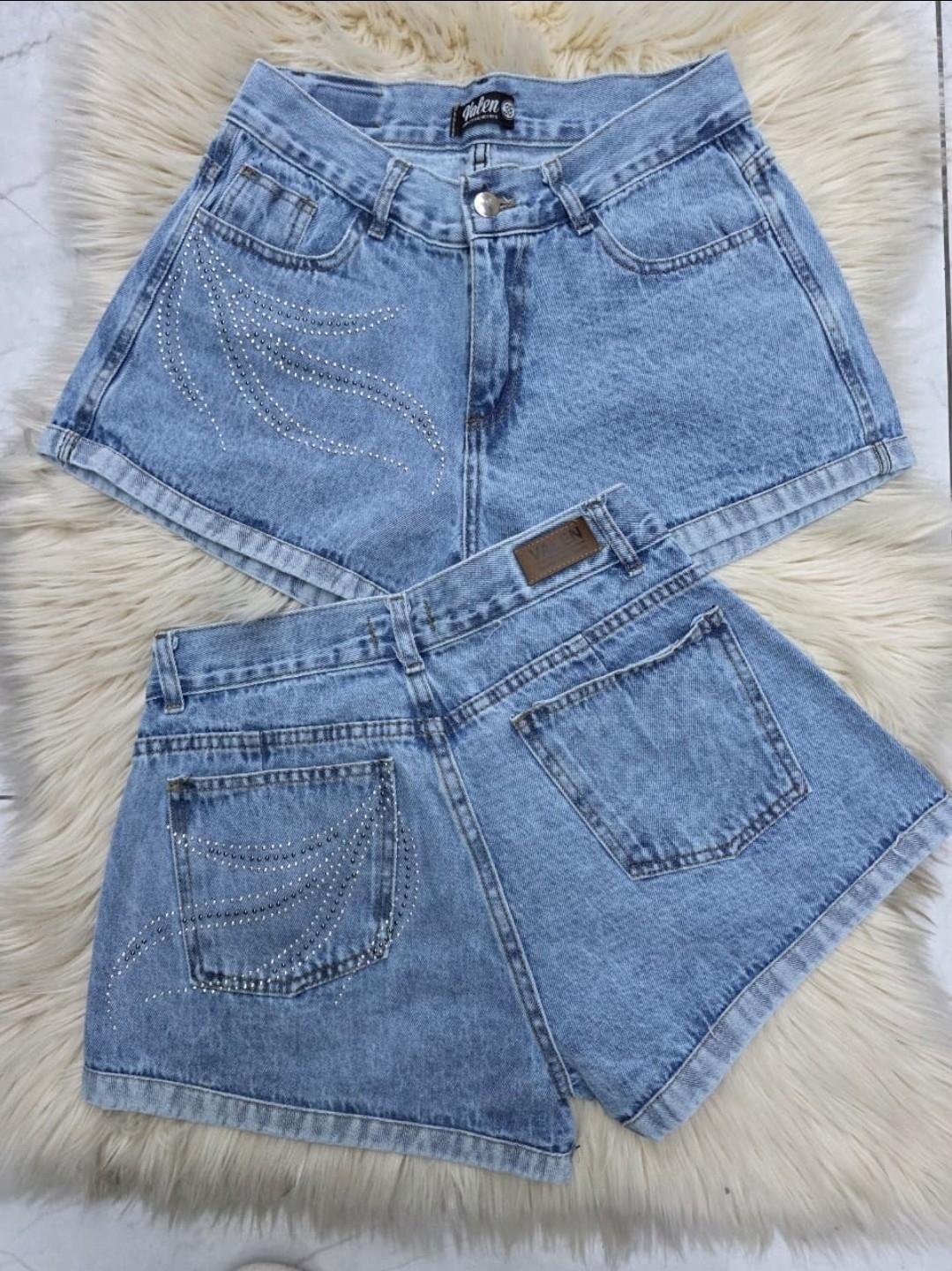 Shorts  Mom Jeans ( Lc  ) - Imagen 4