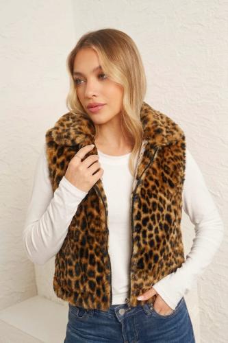Chaleco Piel Premium Animal Print 2 al 5