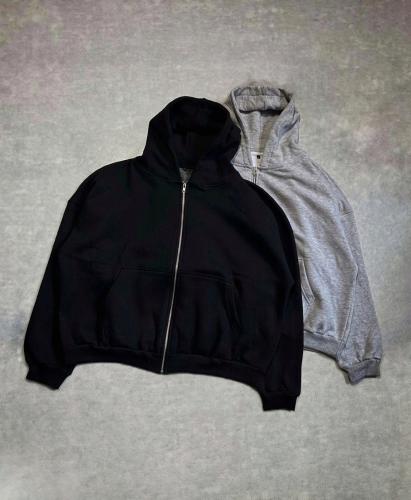 Campera Boxy Friza Peinada Invisible