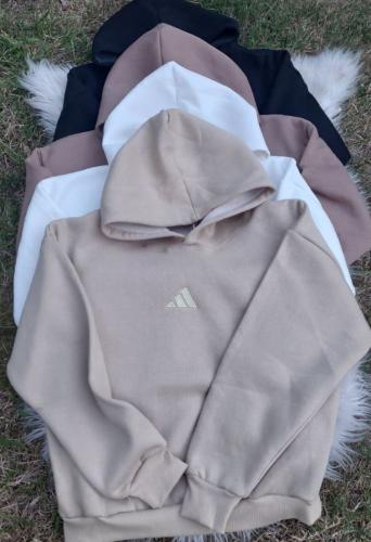 Buzo Adidas Logo Bordado