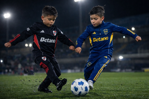 Conjuntos Niño con Buzo Medio Cierre  River y Boca Keten Frizado