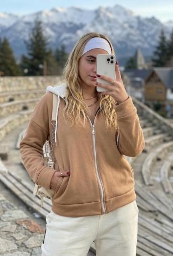 Campera con Piel Bariloche
