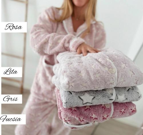Set (camisa + Pantalón) Pijama Polar Luminoso