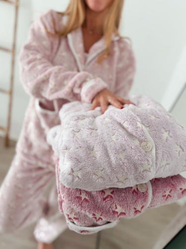 Set (camisa + Pantalón) Pijama Polar Luminoso
