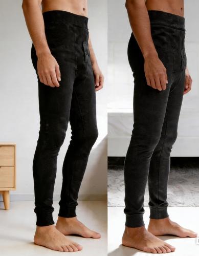 Calza Termica de Hombre con Piel para Invierno Deporte - Miniatura 4