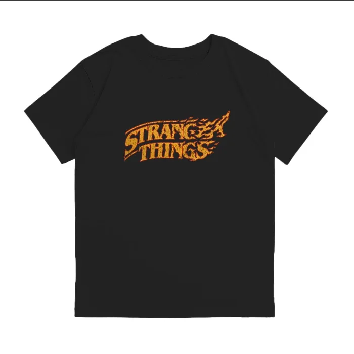 Unisex - Remera Oversize Stranger Things Fire