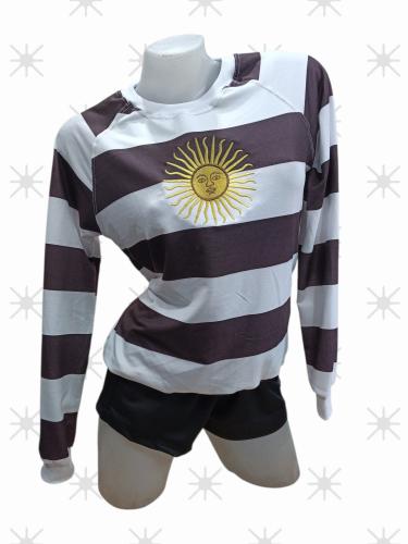 Camisetas Manga Larga de Yersey Rústico Argentina - Miniatura 2