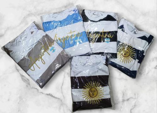 Camisetas Manga Larga de Yersey Rústico Argentina - Miniatura 4