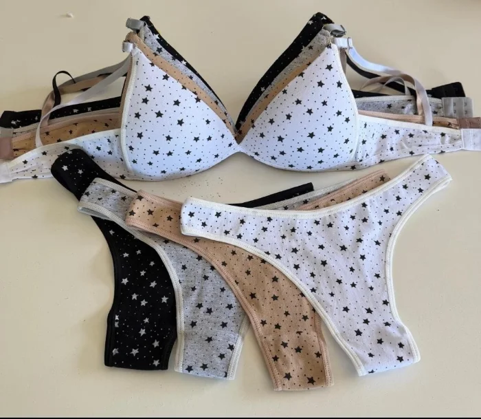 Conjunto Triangulo Estampado
