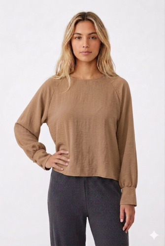 Blusa Manga Globo